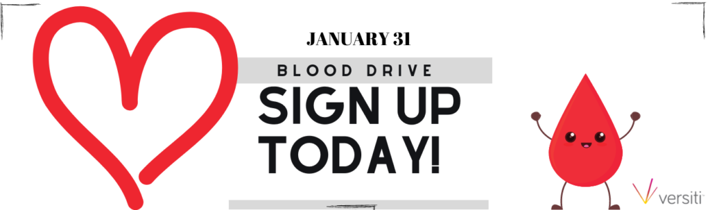 Sign up today for the January 31 blood drive at THorntown Public Library! Click here to make an appointment.