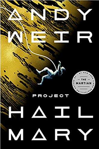 Cover art for Project Hail Mary by Andy Weir