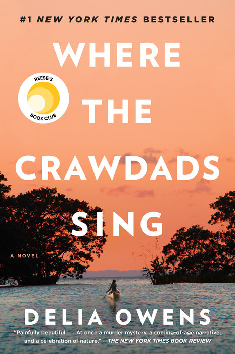 An image of the book cover for Where the Crawdads Sing by Delia Owens