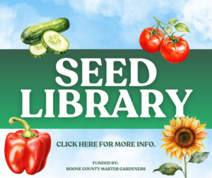 Seed Library. Click Here for More Info.